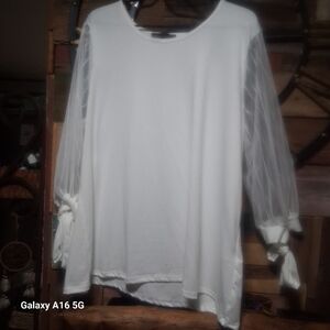 Elegant White Women's Top